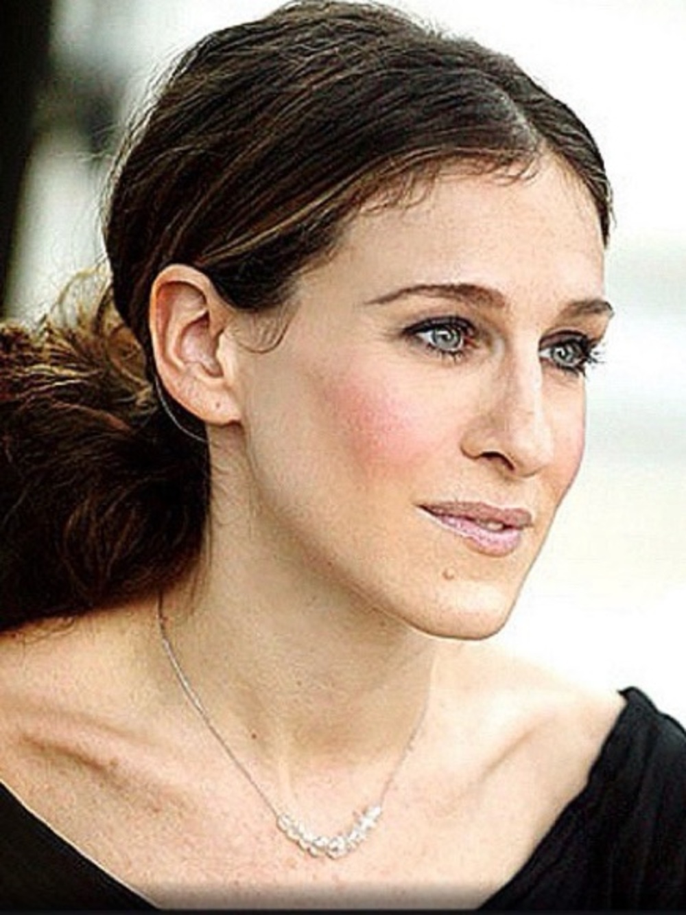 Carrie Bradshaw Necklace: Swarovski Crystal and Sterling Silver